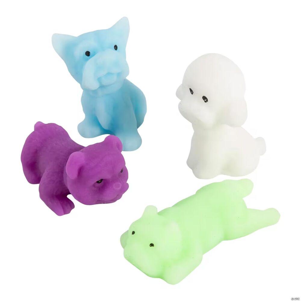 Mini Dog Mochi Squishies - 12 Pc.